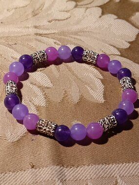 Plump Juicy Berries - A Delicious Candy Colored Fluorite Bracelet